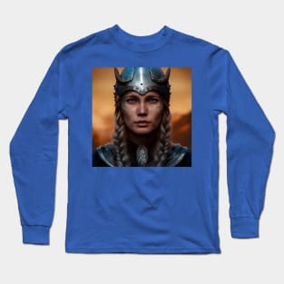 Viking Shield Maiden Long Sleeve T-Shirt